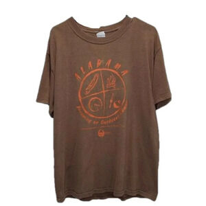 Imperfect Alabama graphic tshirt short sleeved large tee 100% cotton camping